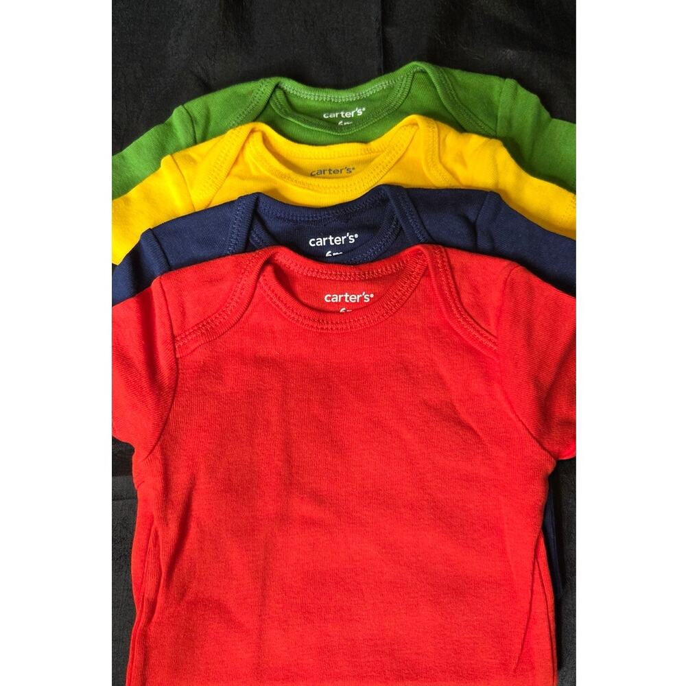 Lot of 4 Carter's Bodysuits 6 Month